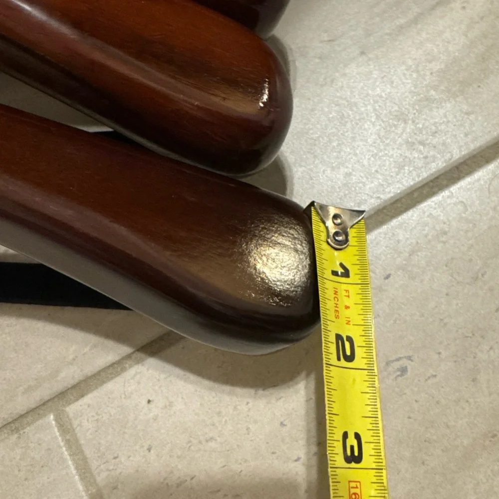 H. M. Cole Custom Clothiers Wooden 3 Thick Coat Hangers